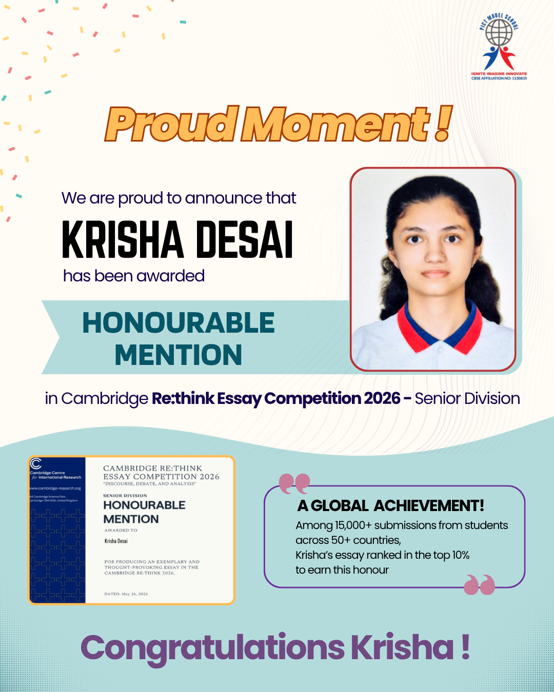 PICT Model School Achievement